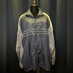 Vintage patriots windbreaker jacket